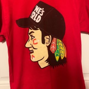 wayne's world blackhawks jersey